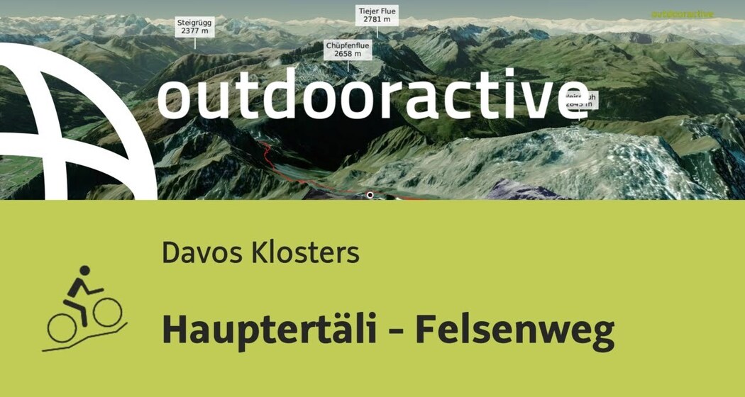 Mountainbike-tour in Davos Klosters: Hauptertäli - Felsenweg
