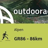 Trailrunning-Strecke in den Alpen: GR86 - 86km