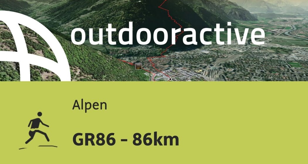 Trailrunning-Strecke in den Alpen: GR86 - 86km
