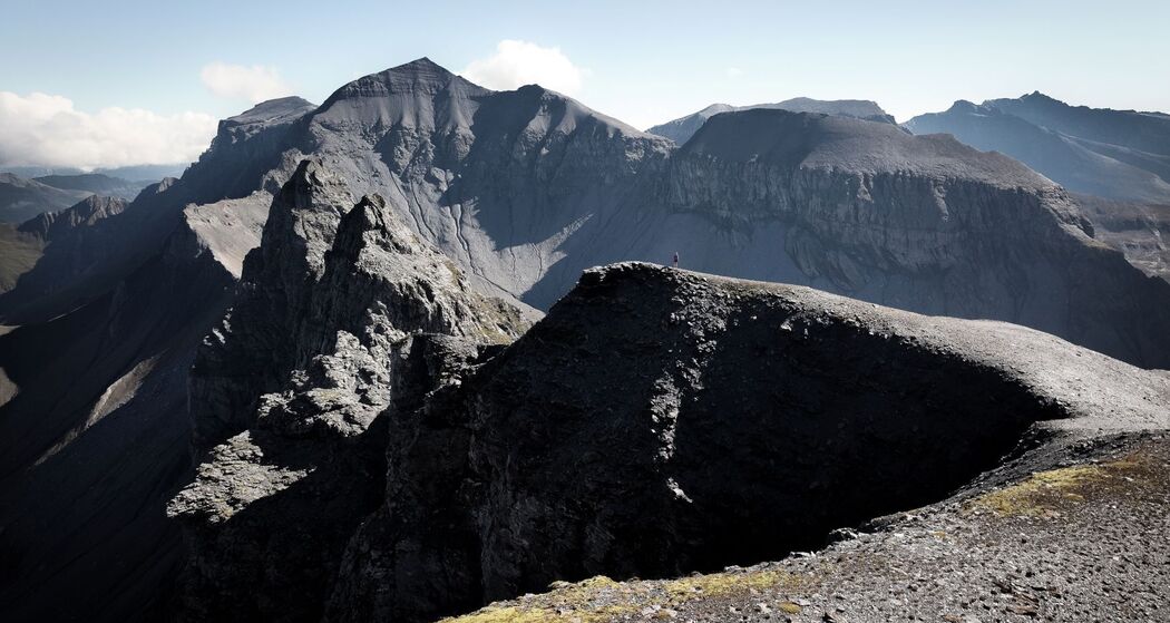 Ofen (2872 m) mit Piz Segnas im Hintergrund