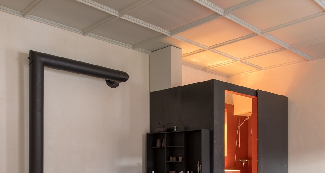 Gli spazi interni moderni e confortevoli di un monolocale