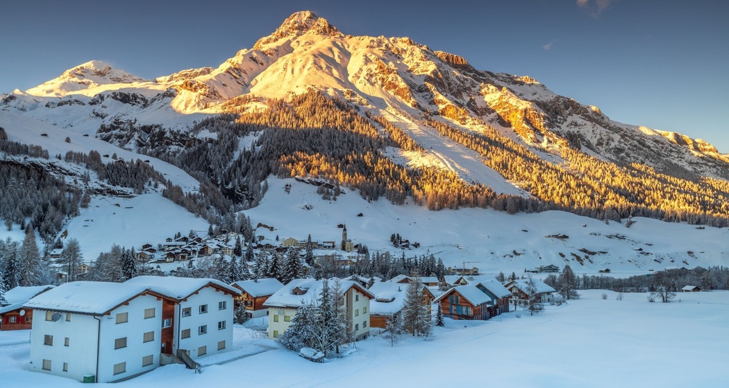 Splügen im Winter