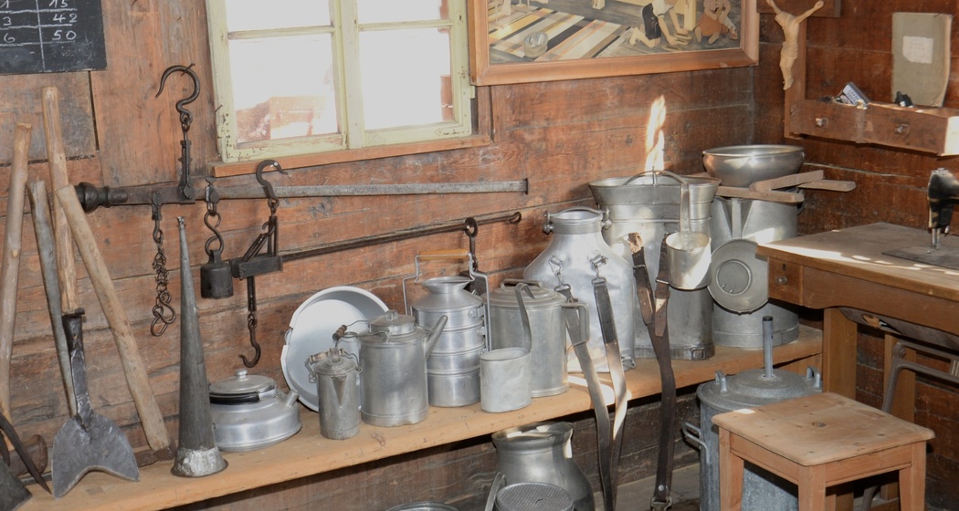 Bild vom Bauernmuseum in der alten Käserei.