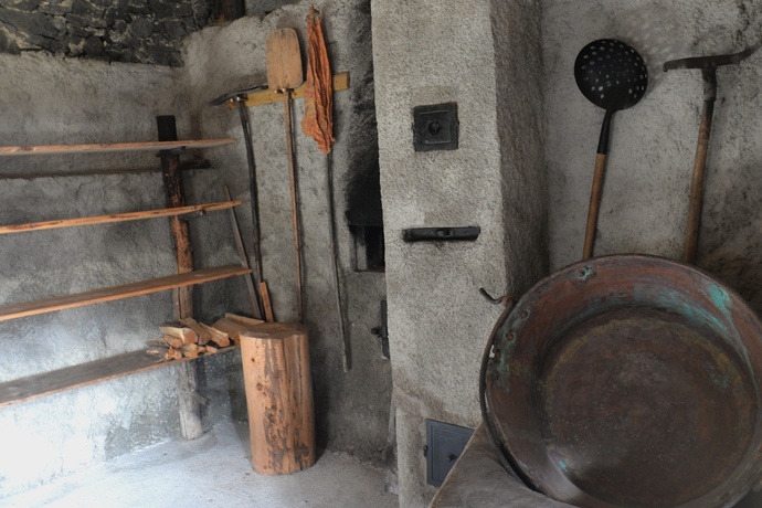 Innenaufnahme des Pistregns in Sogn Benedetg