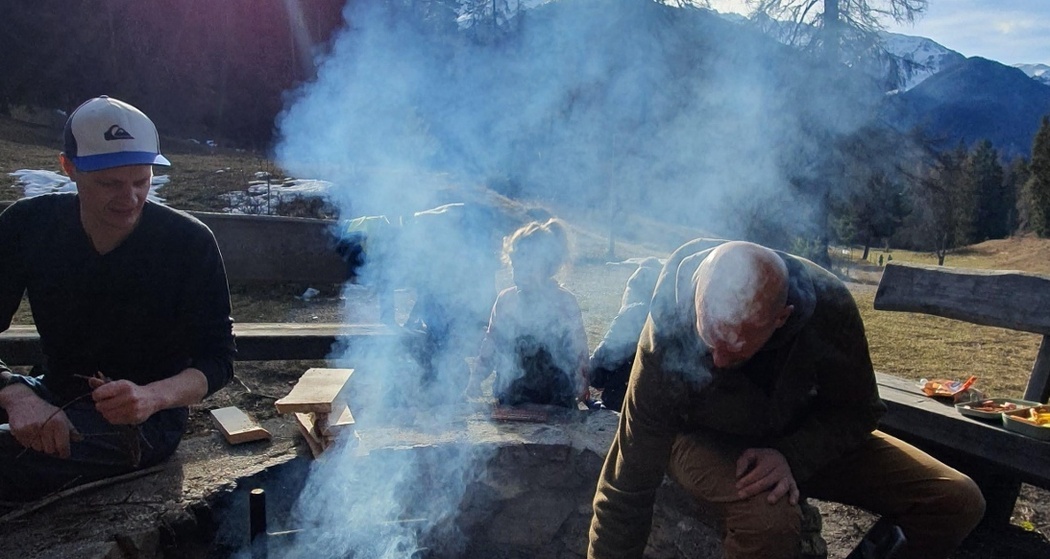 Grillstelle Schönboden im Winter