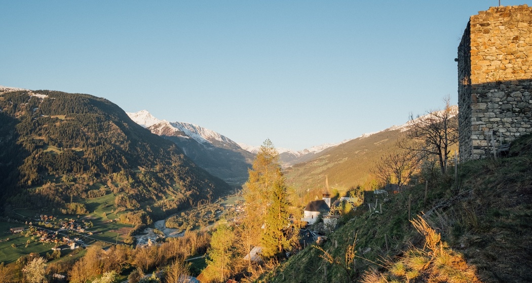 Schöne Aussichten bei Schlans