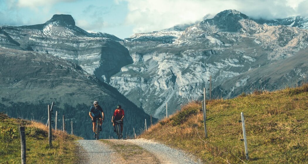 Auf dem Weg zur Alp Stavonas