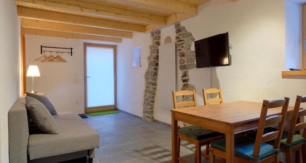 Il salotto con l'entrata