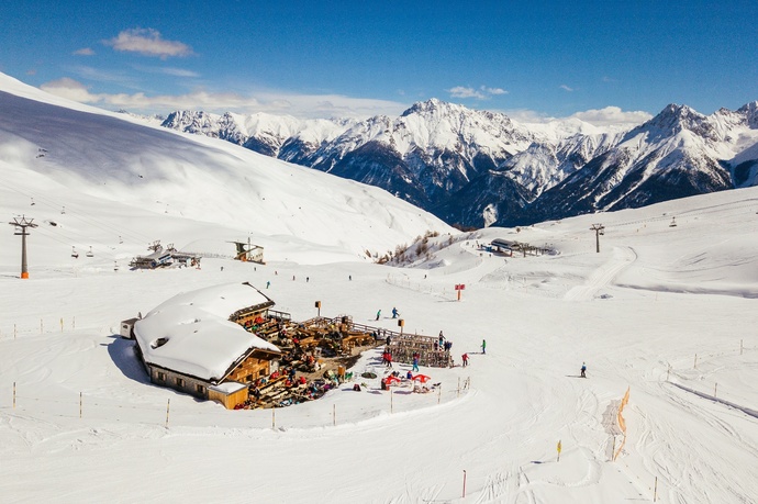 Alpetta im Wintersportgebiet Motta Naluns