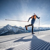 Piste panoramique à Motta Naluns