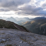 Wunderschöne Weitsicht auf dem Chaschauna-Pass