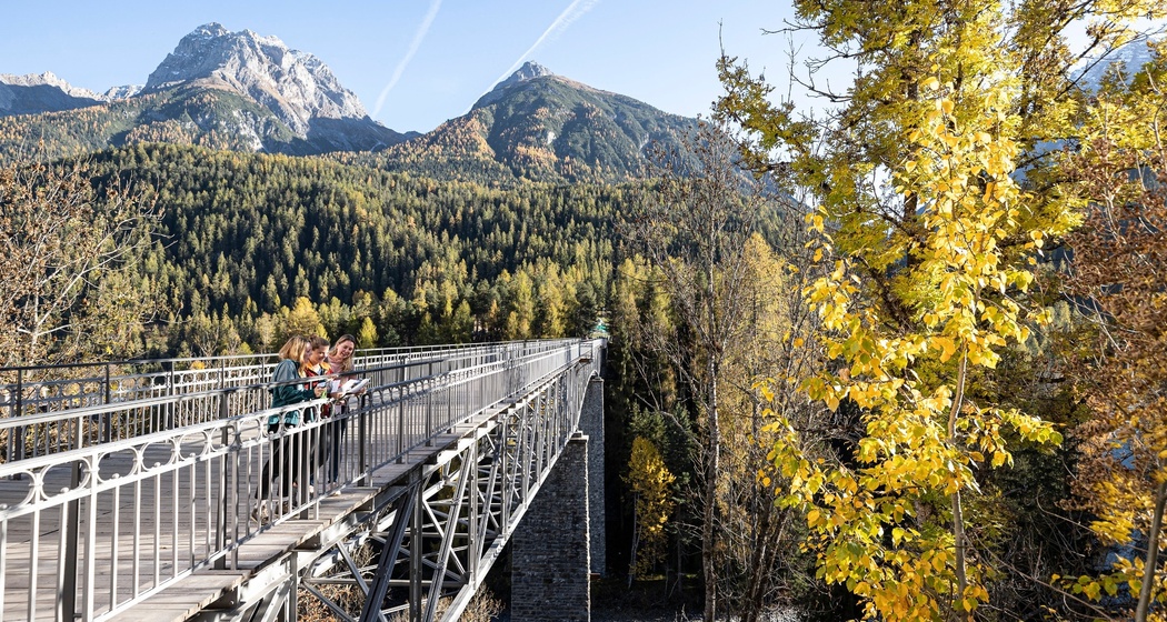 Gurlaina Brücke in Scuol