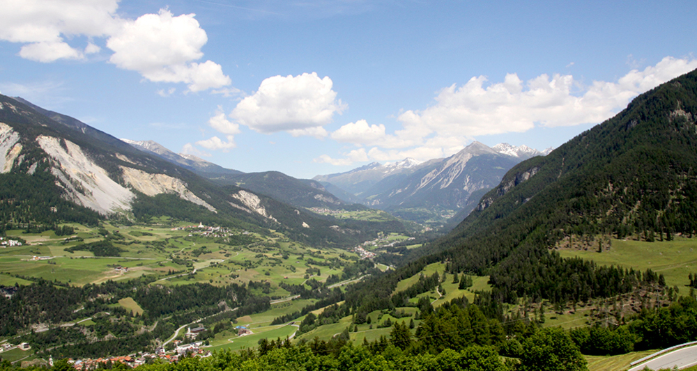 Weitblick ins untere Albulatal