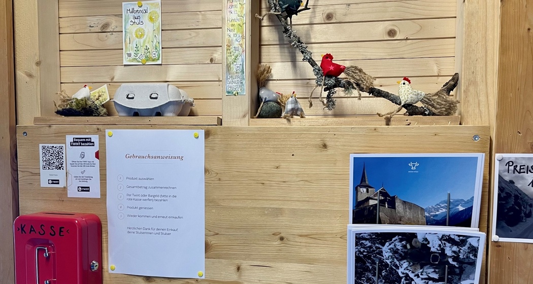 Lädeli Stuls, innen