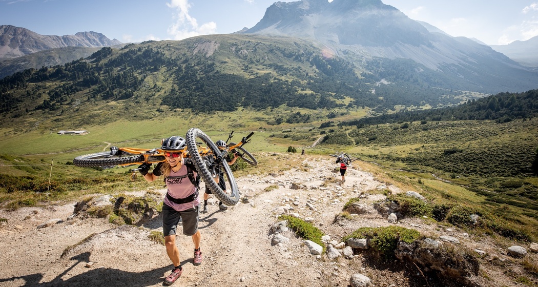 Aufstieg zur Fuorcla Funtana da S-charl