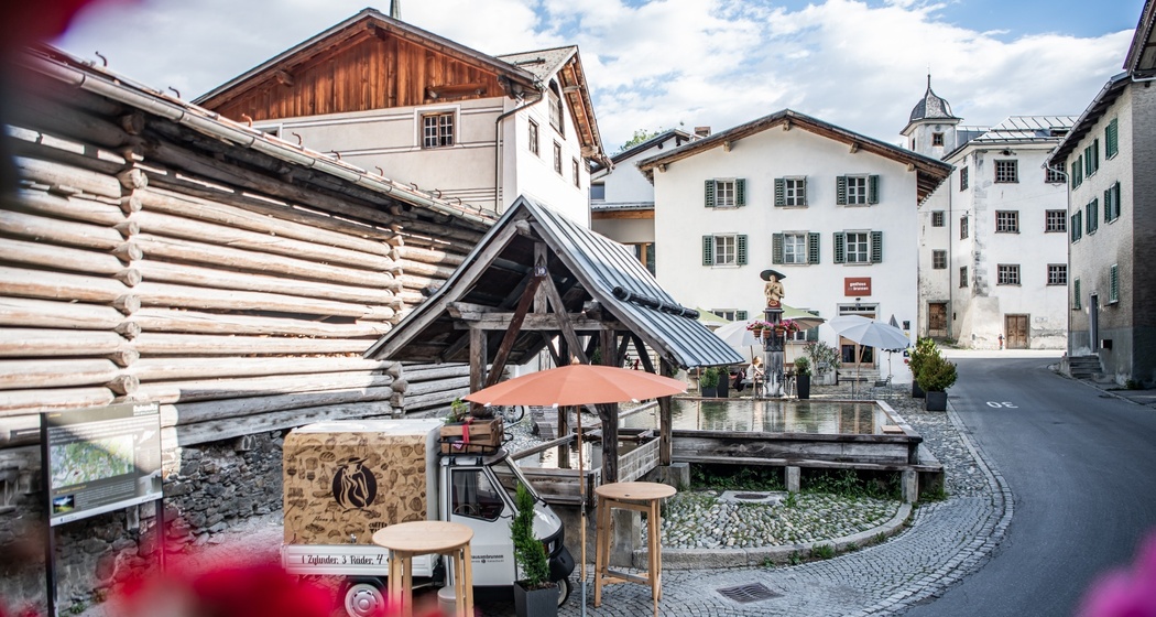 Holzbrunnen in Valendas