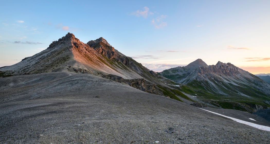Ducanfurgga bei Sonnenaufgang