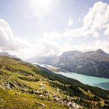 Blick auf die Seenlandschaft