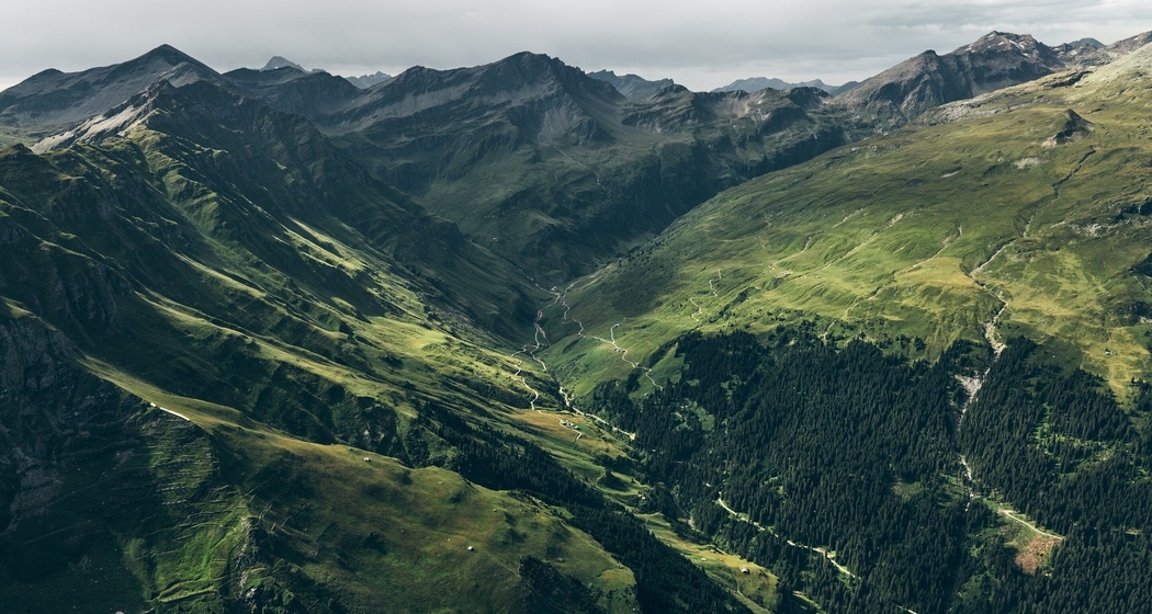 Peiltal mit Valser Berge