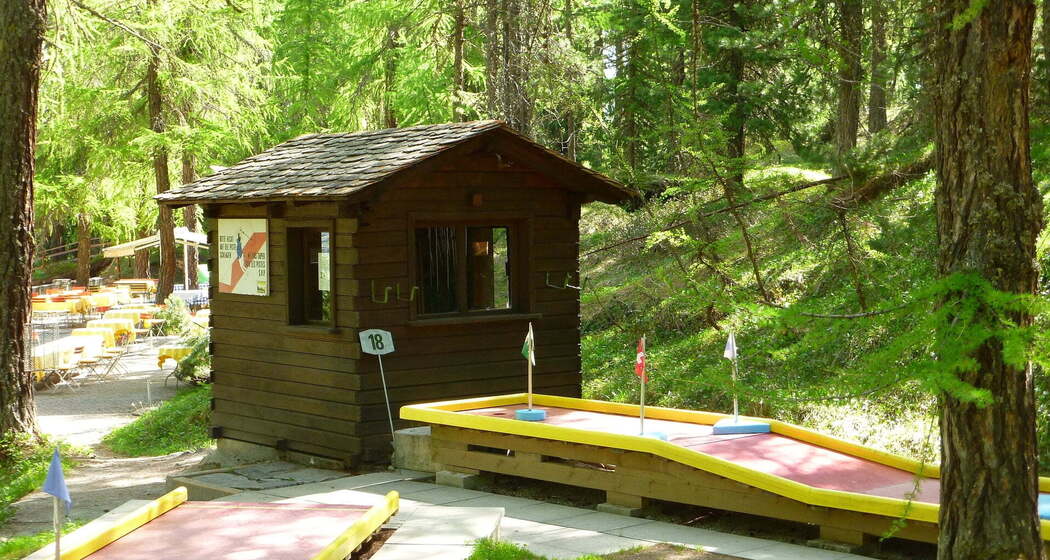 Minigolf beim Hotel Waldhaus