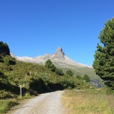 Weg mit Blick aufs Zerfreilahorn