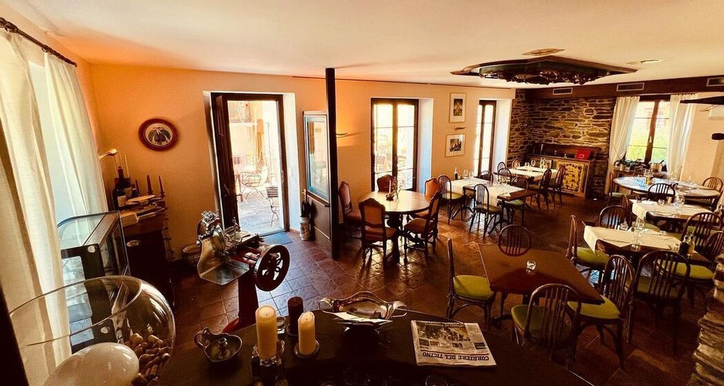 La sala del Ristorante Al Cacciatore