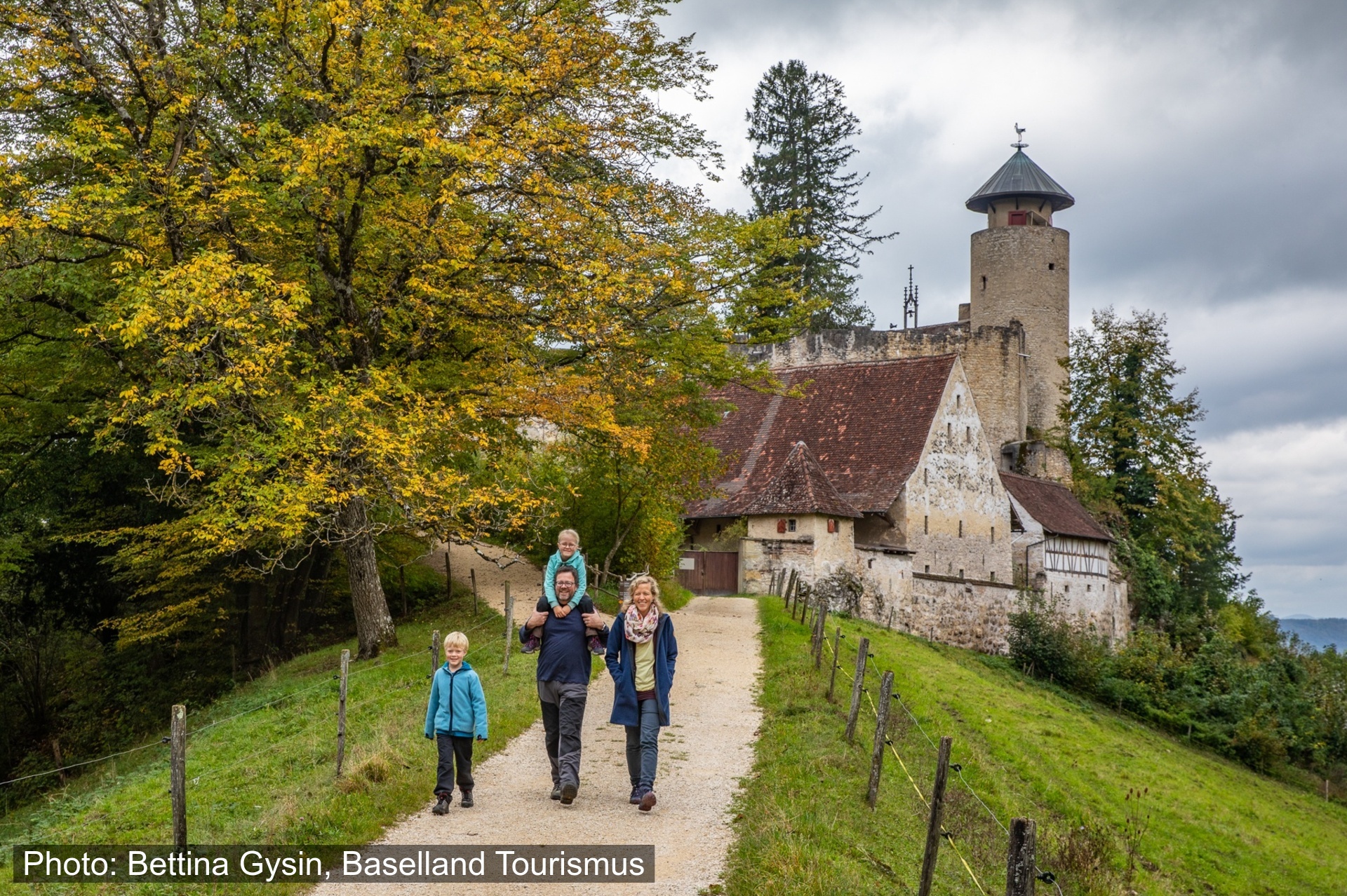 Burgenwanderung Ruine Schloss Birseck