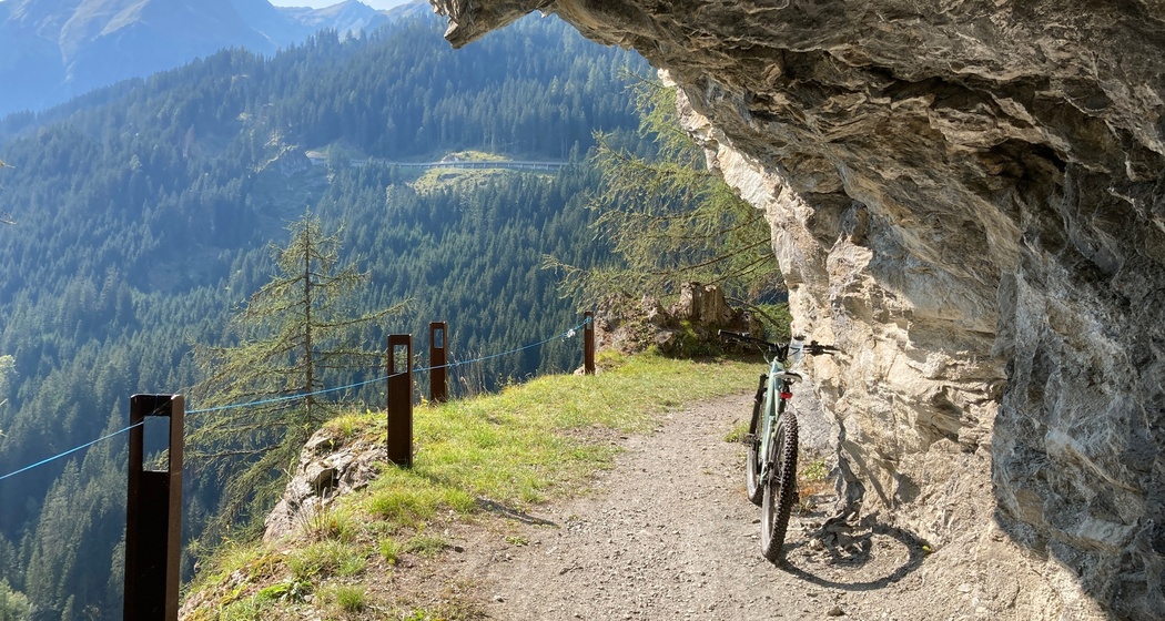Gut geschützt abgestellt.