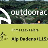 Percorso mountain bike a Flims Laax Falera: Alp Dadens (11S)