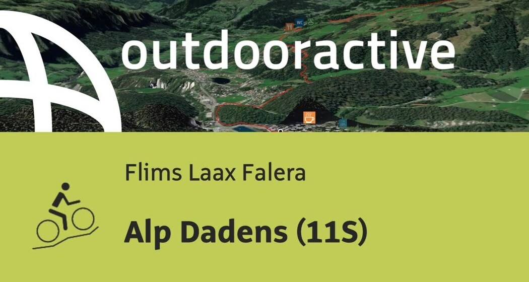 Mountainbike-tour in Flims Laax Falera: Alp Dadens (11S)