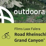 Rennradtour in Flims Laax Falera: Road Rheinschlucht "Swiss Grand Canyon"