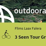 Balade à vélo à Flims Laax Falera : 3 Seen Tour Gravel