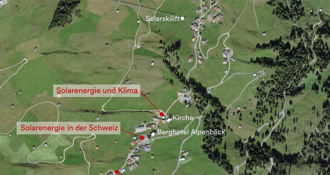 Standorte der Themeninputs des Solarquiz