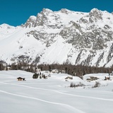 Das Fextal im Winter.