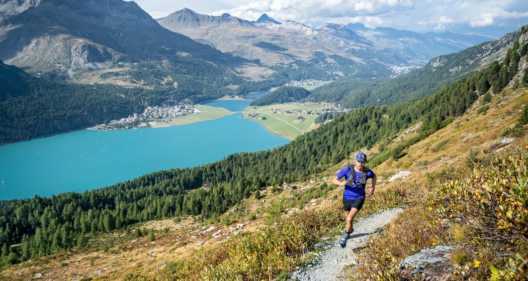 hoch über dem Silvaplanersee