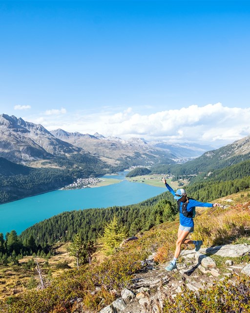 hoch über dem Silvaplanersee