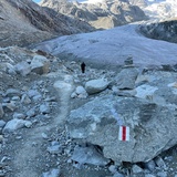 Blick auf die Gletscherzunge