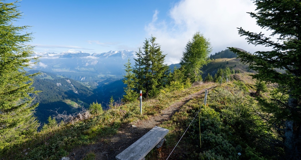Heinzenberger Grat zwischen Präzer Höhi und Tguma
