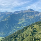 Vue lors du parcours circulaire Alp Glivers