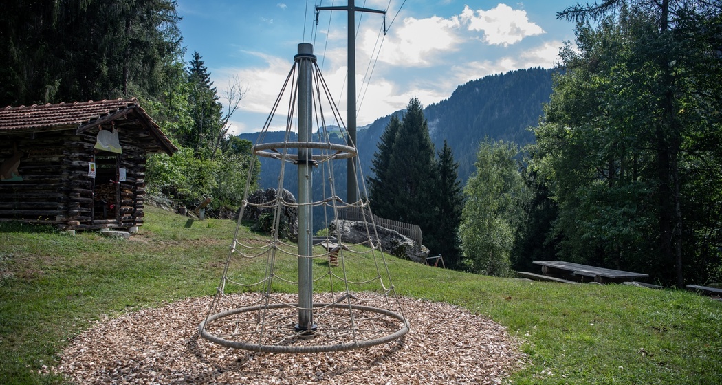 Das Foto zeigt den Spielplatz Plaun Salter