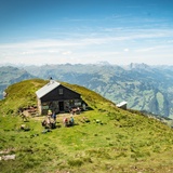 Alvierhütte 2343 m above sea level