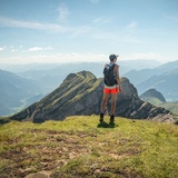 View on the hike to the Alvier.