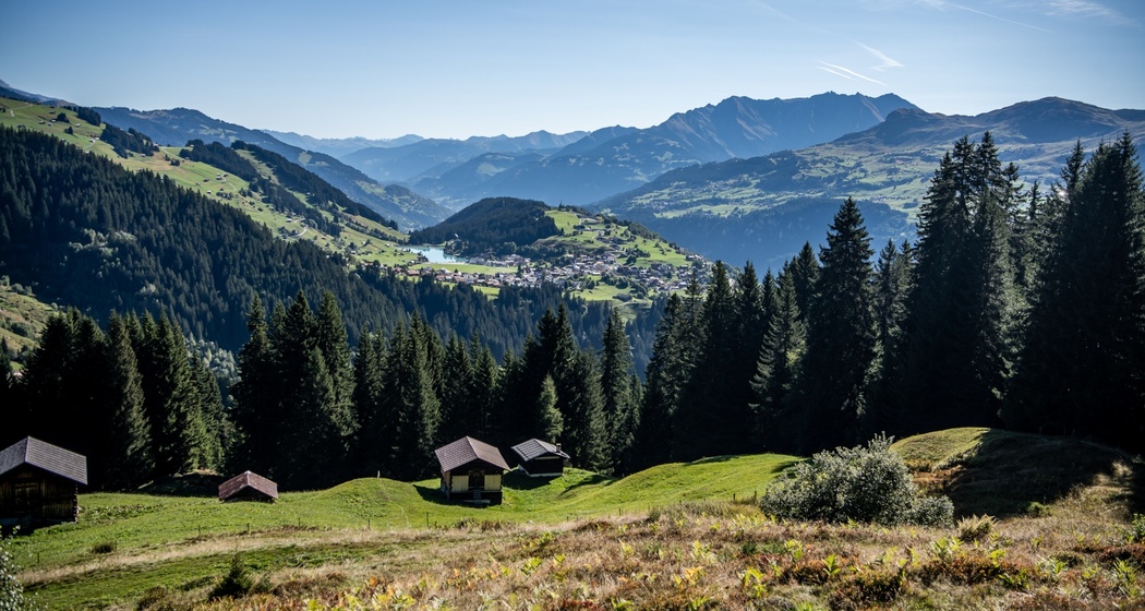 Ausblick auf Brigels