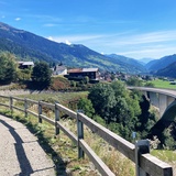 Parcours de randonnée et vélo entre Sumvitg et Rabius