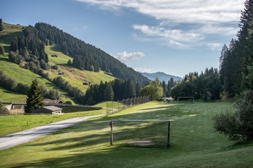 Fussballplatz Vals in Brigels