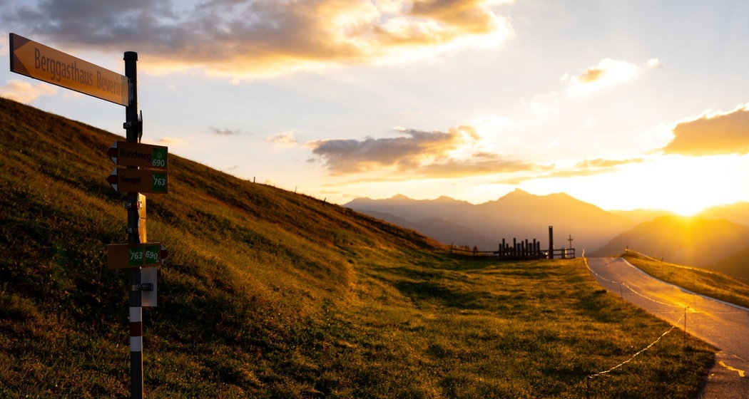 Sonnenaufgang auf dem Glaspass