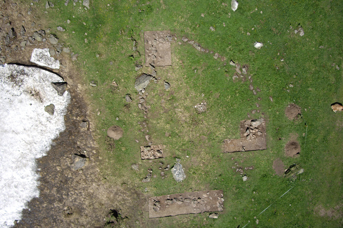 Futschöl Pass, Viehpferch in Val Tasna