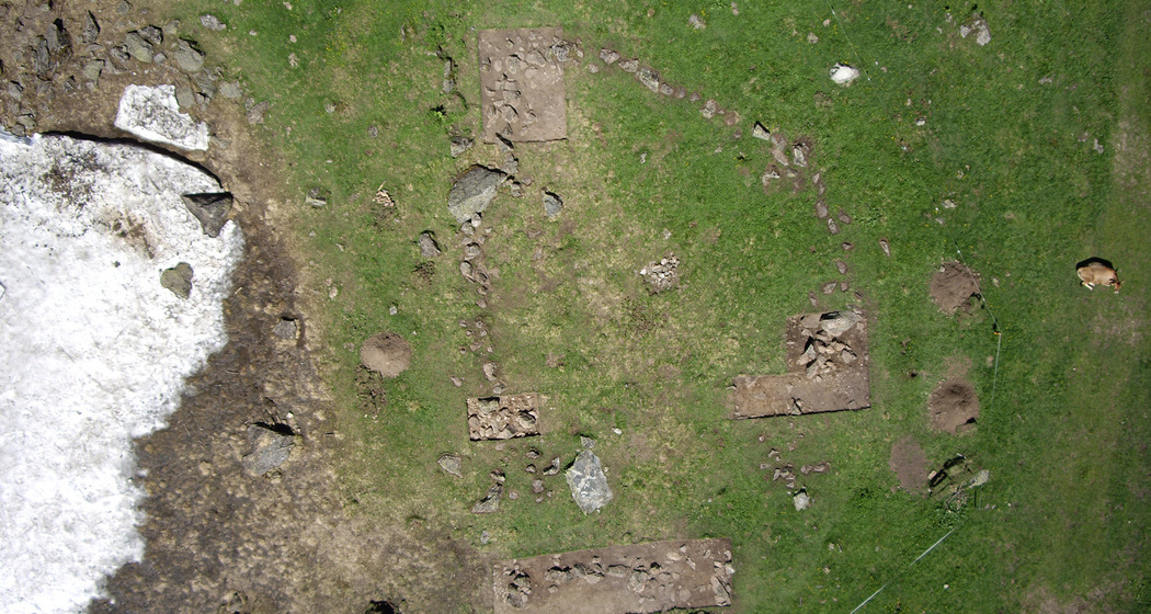 Futschölpass, Viehpferch im Val Tasna