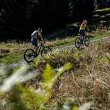 Bei der Rückfahrt von Plaids nach Brigels