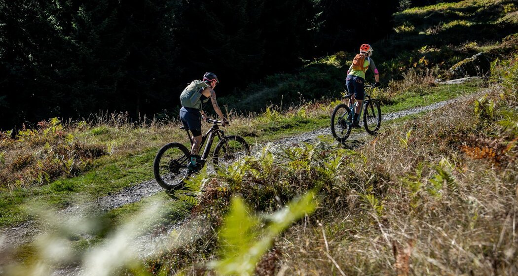 Bei der Rückfahrt von Plaids nach Brigels